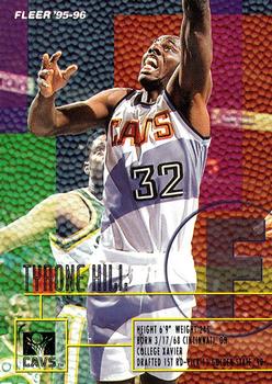 1995-96 Fleer #28 Tyrone Hill Front