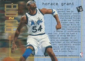 1995-96 Fleer - End 2 End #5 Horace Grant Back