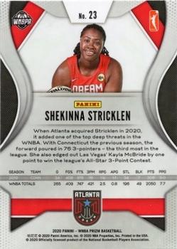 2020 Panini Prizm WNBA #23 Shekinna Stricklen Back