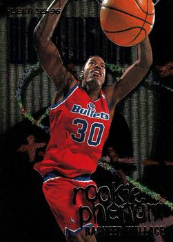 1995-96 Fleer - Rookie Phenom #10 Rasheed Wallace Front