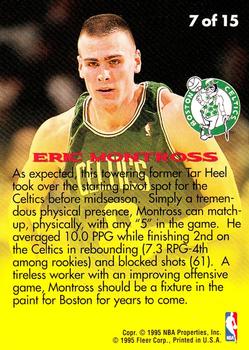 1995-96 Fleer - Rookie Sensation #7 Eric Montross Back