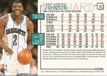 1995-96 Hoops #18 Larry Johnson Back