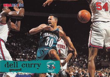 1995-96 Hoops #16 Dell Curry Front