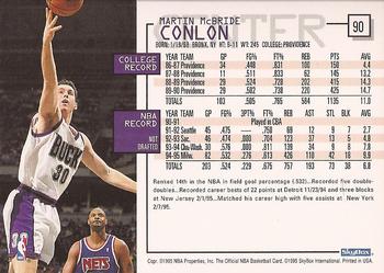 1995-96 Hoops #90 Marty Conlon Back