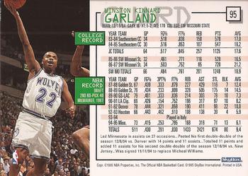 1995-96 Hoops #95 Winston Garland Back