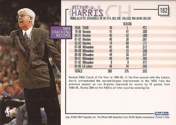 1995-96 Hoops #182 Del Harris Back