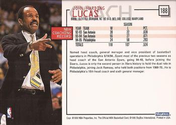 1995-96 Hoops #188 John Lucas Back