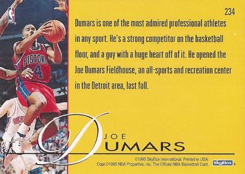 1995-96 Hoops #234 Joe Dumars Back