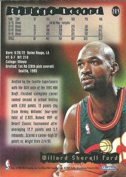 1995-96 Hoops #284 Sherell Ford Back