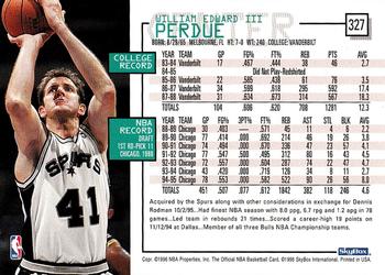 1995-96 Hoops #327 Will Perdue Back