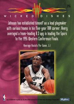 1995-96 Hoops #396 Avery Johnson Back