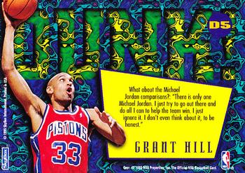 1995-96 Hoops - Grant Hill Dunks #D5 Grant Hill Back