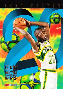 1995-96 Hoops - Number Crunchers #13 Gary Payton Front