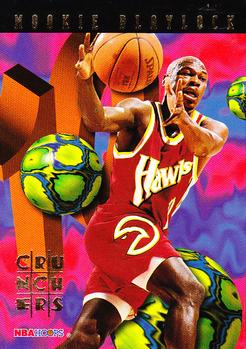 1995-96 Hoops - Number Crunchers #25 Mookie Blaylock Front