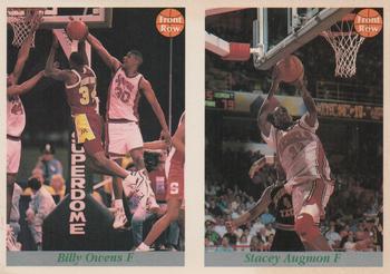 1991-92 Front Row Premier - Dual Player Promos #82 / 85 Stacey Augmon / Billy Owens Front