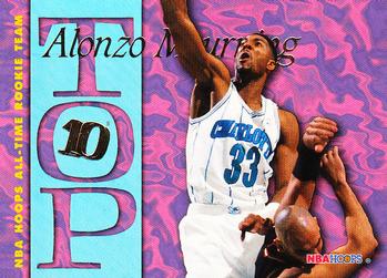 1995-96 Hoops - Top Ten #AR6 Alonzo Mourning Front