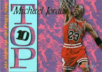 1995-96 Hoops - Top Ten #AR7 Michael Jordan Front