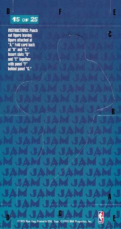 1995-96 Jam Session - Pop-Ups #15 Dan Majerle Back