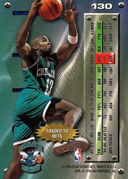 1995-96 Metal #130 Kendall Gill Back