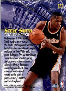 1995-96 SkyBox Premium #127 Steve Smith Back