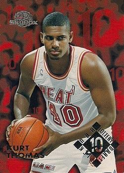 1995-96 SkyBox Premium - NBA Draft Lottery Pick Exchange #10 Kurt Thomas Front
