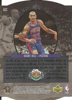 1995-96 SP - All-Stars #AS3 Grant Hill Back