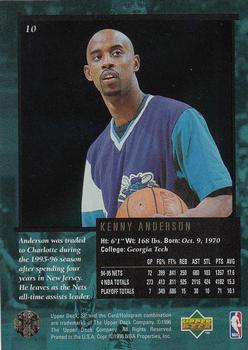1995-96 SP Championship #10 Kenny Anderson Back