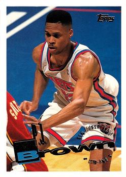 1995-96 Topps #47 P.J. Brown Front