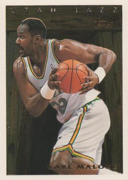 1995-96 Topps - Pan for Gold #PFG9 Karl Malone Front