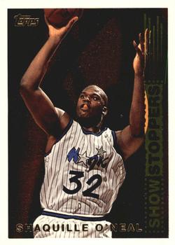 1995-96 Topps - Show Stoppers #SS7 Shaquille O'Neal Front