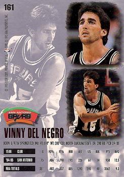 1995-96 Ultra #161 Vinny Del Negro Back