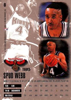 1995-96 Ultra #8 Spud Webb Back