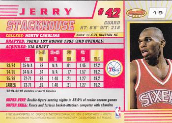 1996-97 Bowman's Best #19 Jerry Stackhouse Back