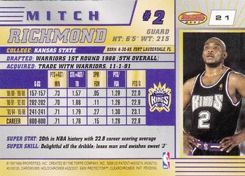 1996-97 Bowman's Best #21 Mitch Richmond Back