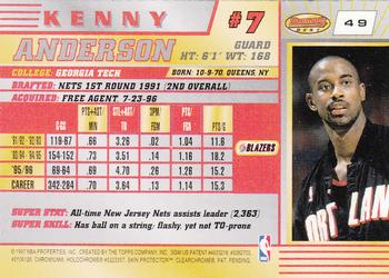 1996-97 Bowman's Best #49 Kenny Anderson Back