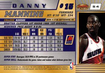 1996-97 Bowman's Best #54 Danny Manning Back