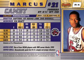 1996-97 Bowman's Best #R4 Marcus Camby Back