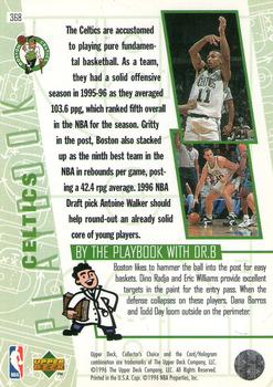 1996-97 Collector's Choice #368 Celtics Playbook Back