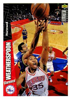 1996-97 Collector's Choice #121 Clarence Weatherspoon Front