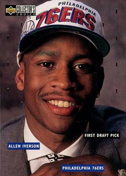 1996-97 Collector's Choice - NBA Draft Exchange #DR1 Allen Iverson Front