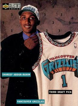 1996-97 Collector's Choice - NBA Draft Exchange #DR3 Shareef Abdur-Rahim Front