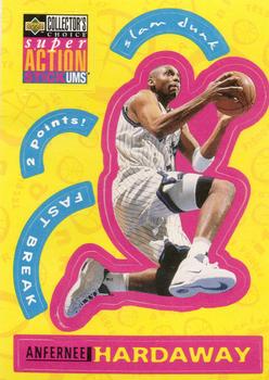 1996-97 Collector's Choice - Super Action Stick 'Ums (Series Two Stickers) #S19 Anfernee Hardaway Front