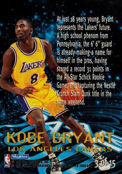1996-97 E-X2000 - Star Date 2000 #3 Kobe Bryant Back
