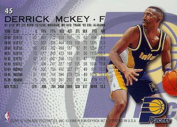 1996-97 Fleer #45 Derrick McKey Back