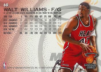 1996-97 Fleer #60 Walt Williams Back