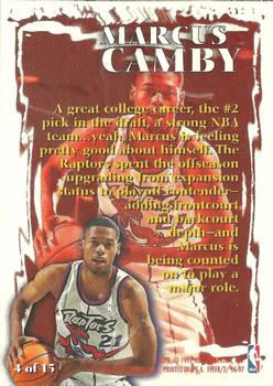 1996-97 Fleer - Rookie Sensations #4 Marcus Camby Back