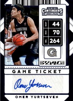 2020 Panini Contenders Draft Picks - Game Ticket Blue #100 Omer Yurtseven Front