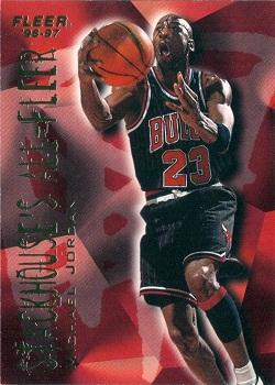 1996-97 Fleer - Stackhouse's All-Fleer #4 Michael Jordan Front