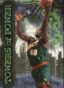 1996-97 Fleer - Towers of Power #5 Shawn Kemp Front