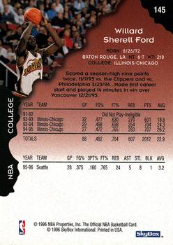 1996-97 Hoops #145 Sherrell Ford Back
